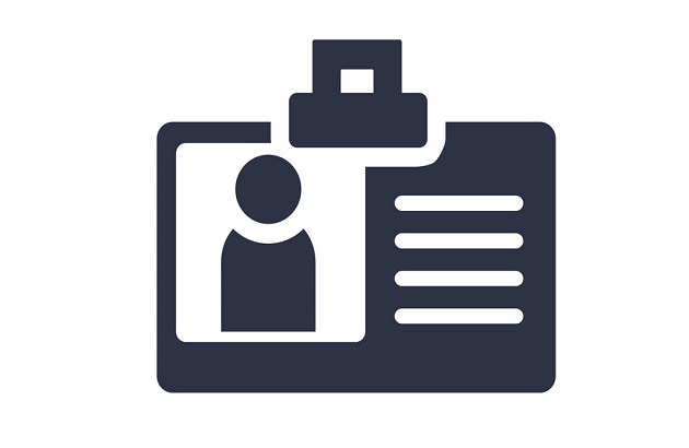 admission icon on white background. Simple element illustration